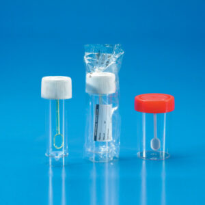 Envases para heces con tapón de rosca para laboratorio marca kartell