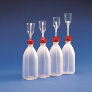 Frascos con dosificador graduado de volumen variable para laboratorio marca kartell