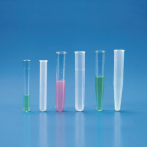 Probetas desechables con borde para laboratorio marca kartell