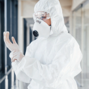 Traje de bioseguridad tipo overol lavable