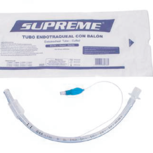 Tubo endotraqueal con balón y sin balón