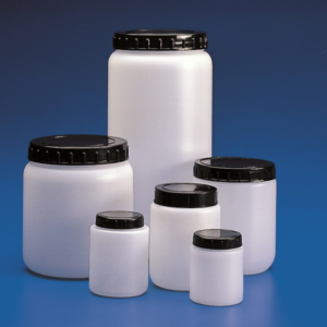 Vasos cilíndricos con tapón roscado marca Kartell
